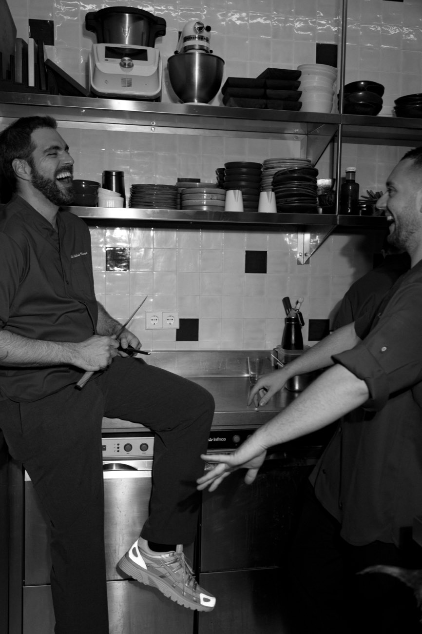 In Quincé's kitchen